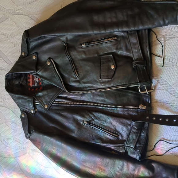 Vintage Interstate Leather Motorcycle Jacket - Picture 6 of 15
